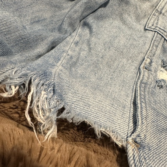 Cello Light Blue Denim Fabric jacket cropped - Picture 4 of 11